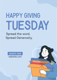 Spread Generosity Flyer Design
