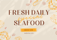 Seafood Buffet Postcard Preview