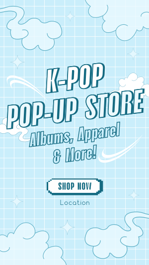 Kpop Pop-Up Store Instagram story Image Preview