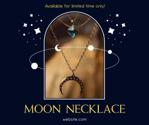 Moon Necklace Facebook post