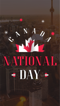 Canada National Day Instagram Story Design