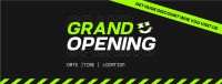 Grand Opening Modern Grunge Facebook cover Image Preview
