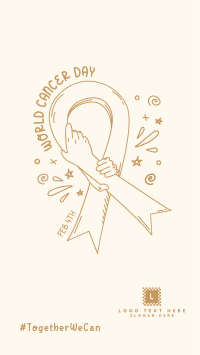 Cancer Day Drawing Instagram story Image Preview