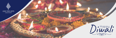 Smooth Diwali Candles Twitter header (cover)