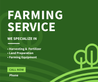 Farming Service Facebook Post Design
