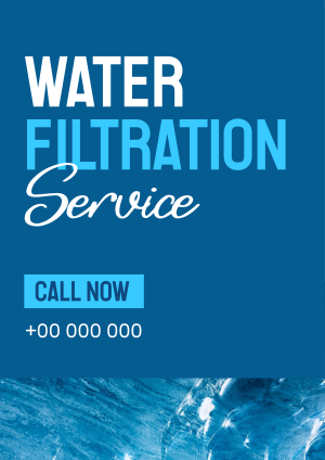 Water Filtration Service Flyer Image Preview