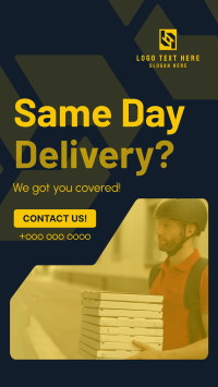 Professional Delivery Service Instagram story Image Preview