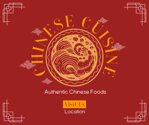 Authentic Chinese Cuisine Facebook post Image Preview