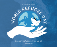 Refugee Earth Facebook post Image Preview