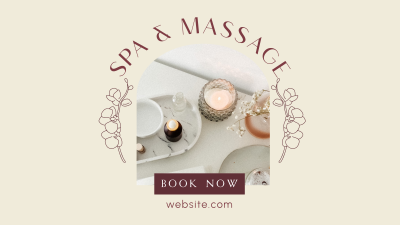 Relaxing Massage Facebook event cover Image Preview