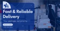 Reliable Courier Delivery Facebook ad Image Preview