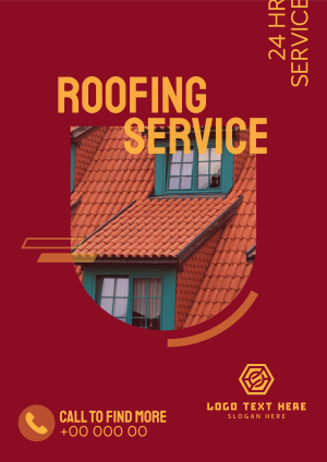 Roofing Service Flyer Image Preview