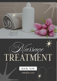 Hot Massage Treatment Flyer Image Preview