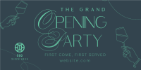 Luxurious Grand Opening Twitter Post Image Preview