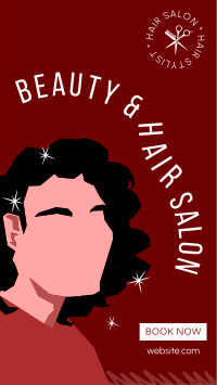 Hair Salon Minimalist TikTok video Image Preview