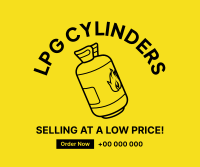 LPG Cylinder Facebook Post Design