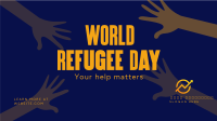 World Refugee Day Facebook Event Cover Design