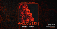 Halloween Movie Night Facebook ad Image Preview