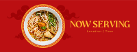 Chinese Noodles Facebook Cover Image Preview