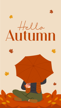 Hello Autumn Greetings Instagram story Image Preview