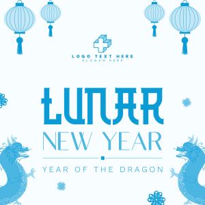 Lucky Lunar New Year Linkedin Post Image Preview