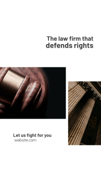 Law Service Instagram Story Design