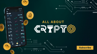 Cryptocurrency Investment Channel YouTube Banner Image Preview