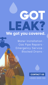 Everything Plumbing Related Instagram Story Design