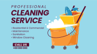 Cleaning Professionals Facebook Event Cover Design