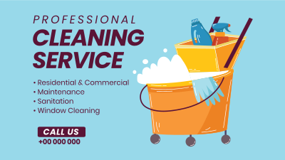 Cleaning Professionals Facebook event cover Image Preview