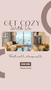 Get Cozy With Us Facebook Story Design