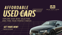 Quality Pre-Owned Car Facebook Event Cover Design
