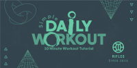 Modern Workout Routine Twitter post Image Preview