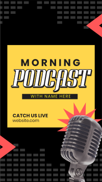 Morning Podcast Stream Instagram Reel Image Preview