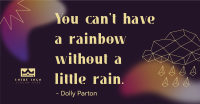 Little Rain Quote Facebook ad Image Preview