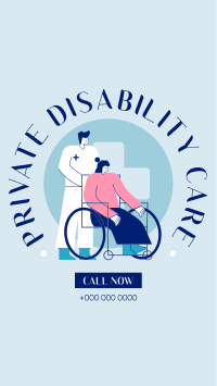 Nurses for the Disabled Instagram Story Design