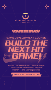 Game Development Course TikTok Video Image Preview