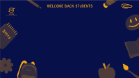 Back to School Discount Zoom Background Image Preview