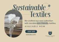 Sustainable Textiles Collection Postcard Image Preview