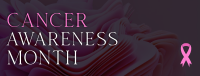 Cancer Awareness Month Facebook cover Image Preview