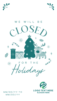 Closed for the Holidays Instagram Reel Design