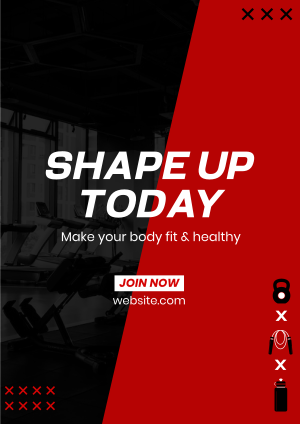 Shape Up Flyer Image Preview