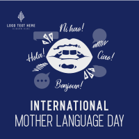 Language Day Greeting Instagram Post Design