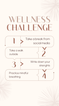 The Wellness Challenge Instagram story Image Preview
