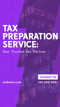 Your Trusted Tax Partner Facebook story Image Preview