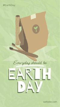 Everyday Earth Day Facebook Story Design