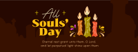 All Souls Day Prayer Facebook Cover Design
