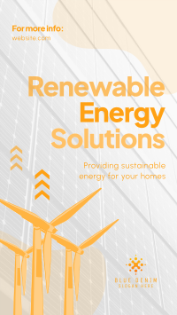 Renewable Energy Solutions Instagram Reel Image Preview