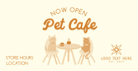 Pet Cafe Opening Facebook Ad Design