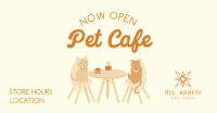 Pet Cafe Opening Facebook Ad Image Preview